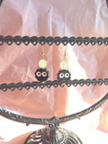 Hoshi Rußgeister Ohrringe Silber Kawaii Schmuck