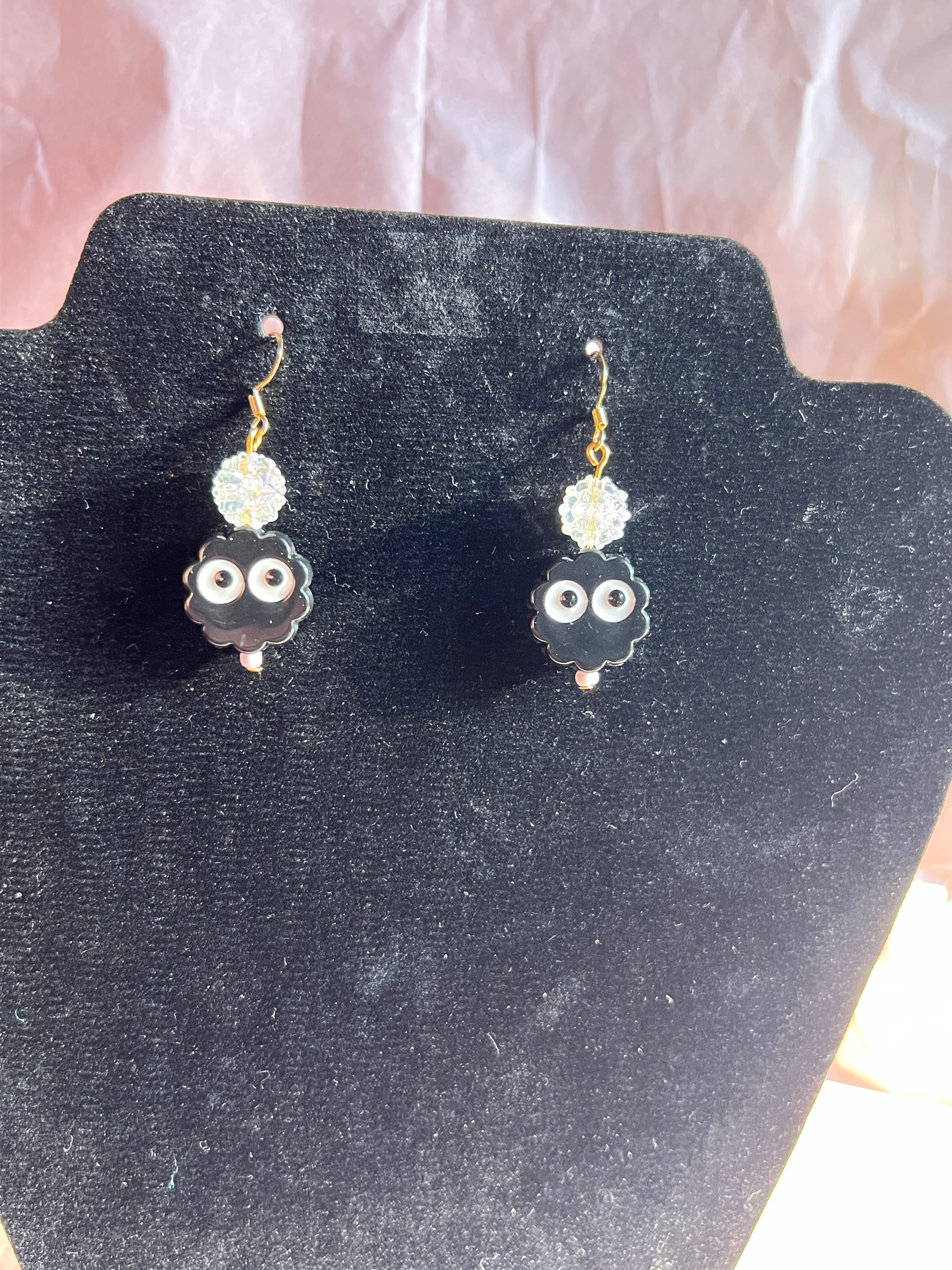 Hoshi Rußgeister Ohrringe Gold Kawaii Schmuck