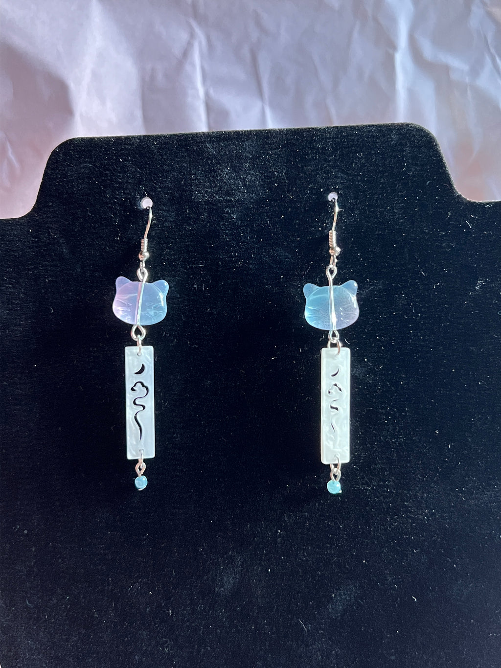 Yoru Neko Ohrringe Japanisch inspirierter Schmuck