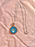 Flammendämon und Rußgeist Kette Silber – Handbemalter Anime Schmuck | Hanabi Kollektion (Kopie)