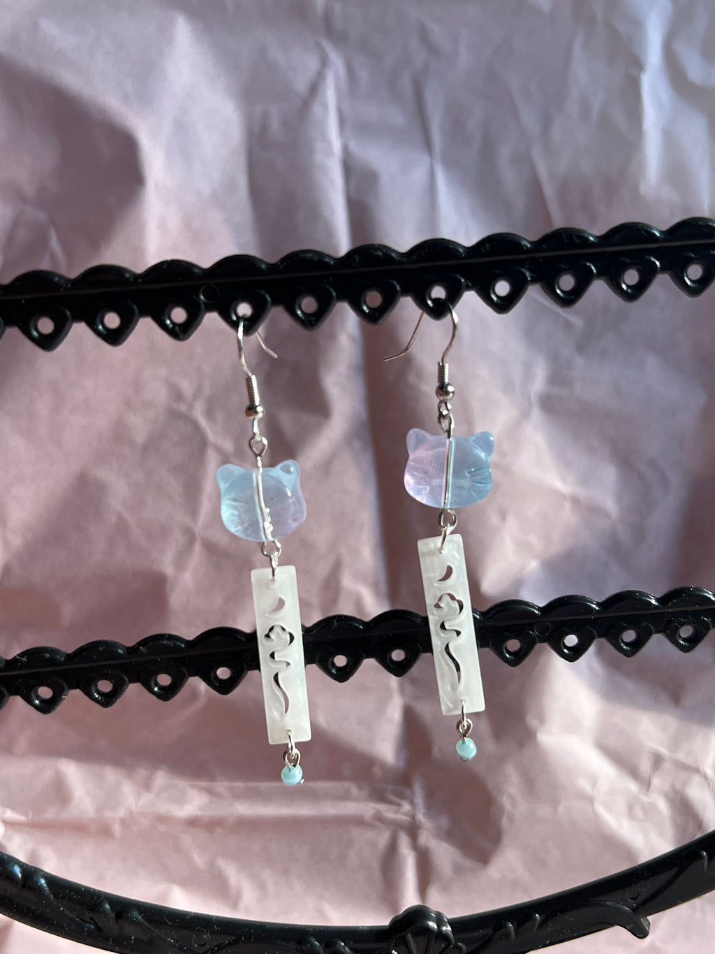 Yoru Neko Ohrringe Japanisch inspirierter Schmuck