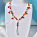 Anime-inspiriertes Schmuck-Set – Flamme & Stärke