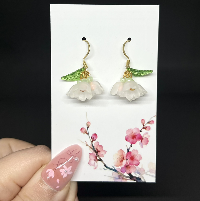 Blütenzauber Ohrringe Gold – Edelstahl Schmuck
