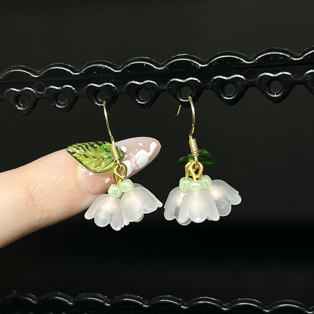 Blütenzauber Ohrringe Gold – Edelstahl Schmuck