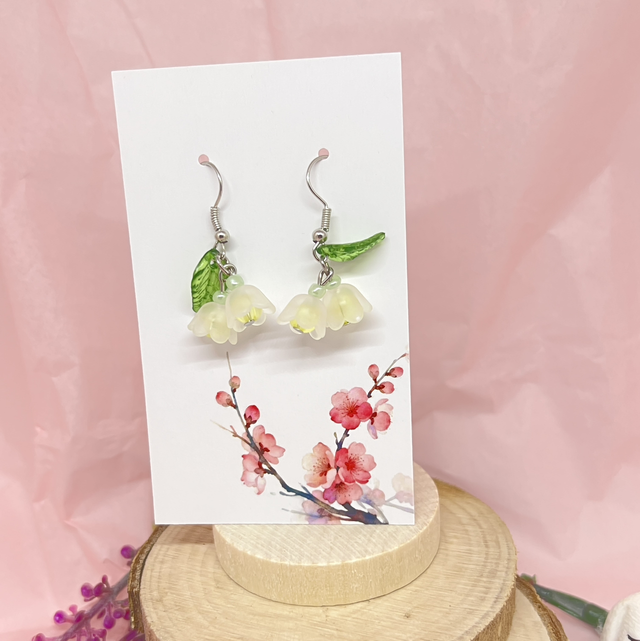 Blütenzauber Ohrringe Gold – Edelstahl Schmuck