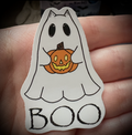 Boo Katze Sticker – Süßer Vinyl Sticker B-Ware
