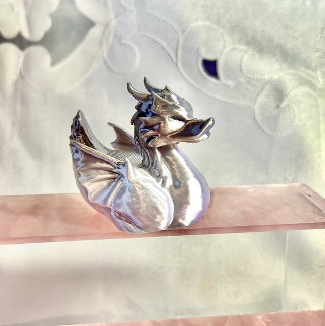 Drachen Ente 3D-Druck – Fantasy Dekofigur & Sammlerfigur