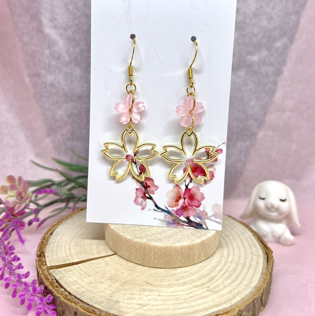 Kirschblüten Traum Ohrringe – Sakura Schmuck